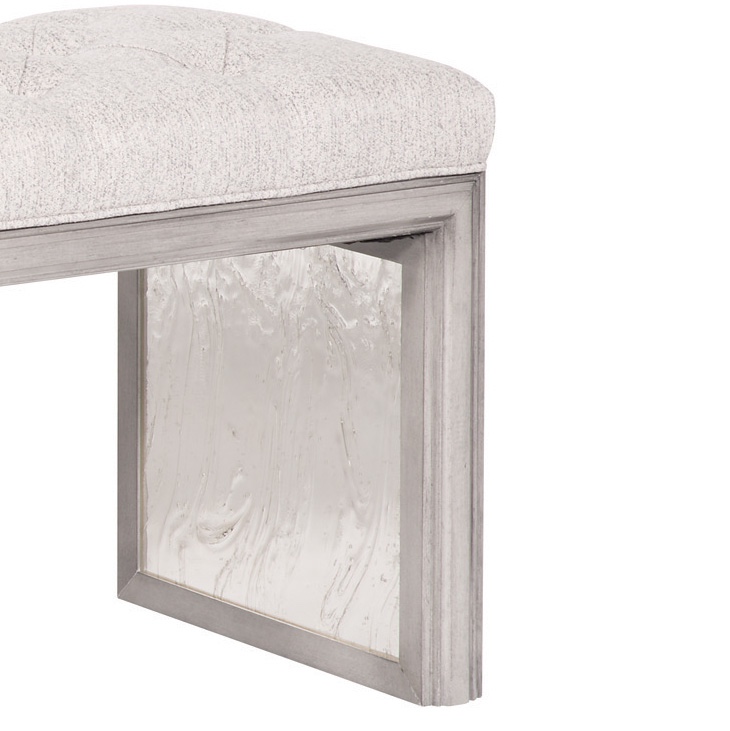 Blair Tufted Mirror Bench