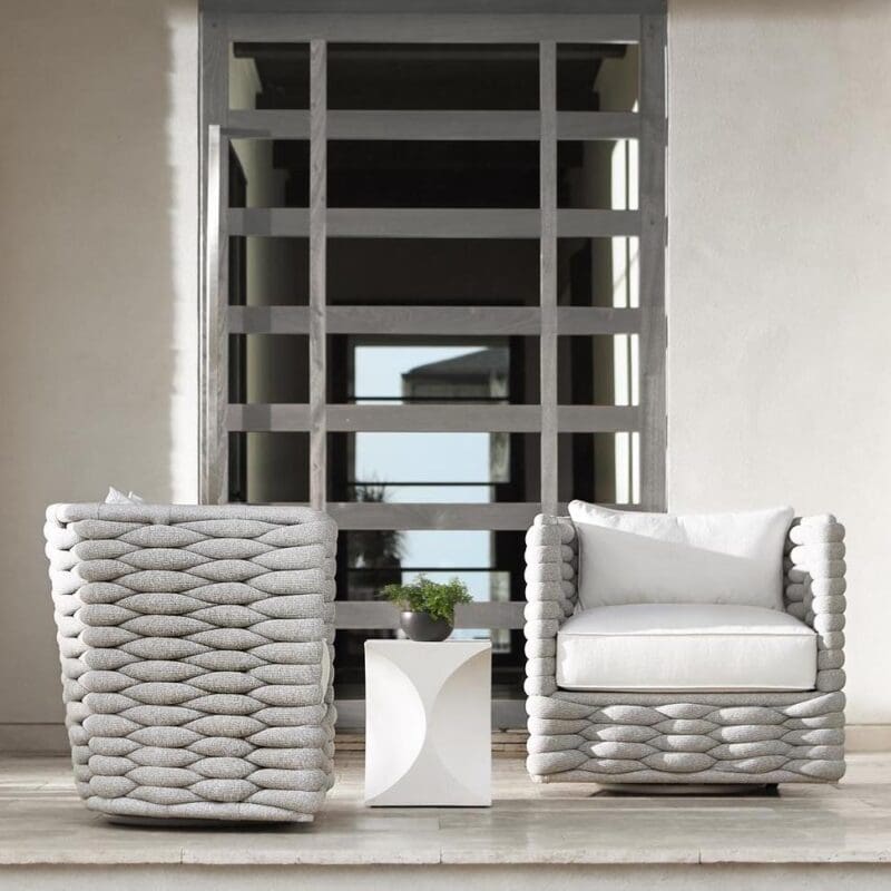 Wailea Outdoor Swivel Chair - Avenue Design high end furniture in Montreal