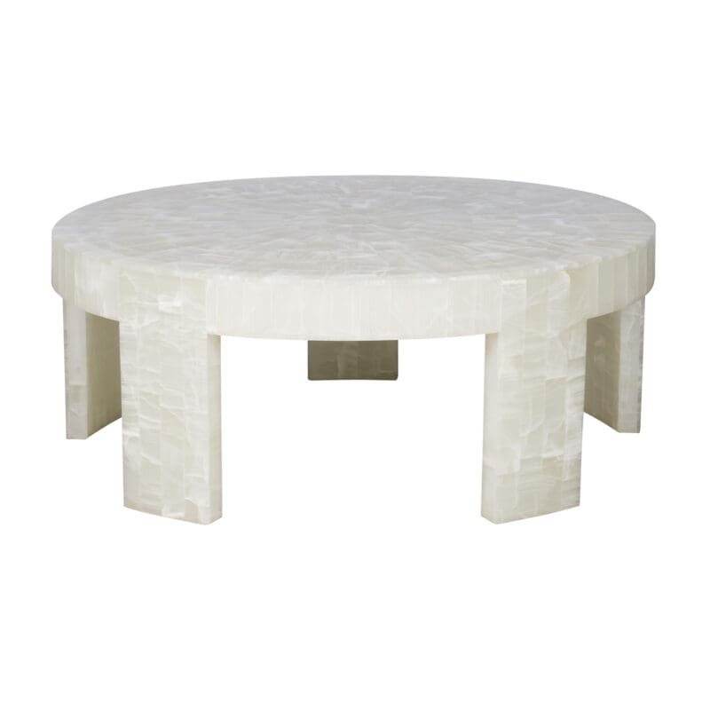 Meridian Round Cocktail Table - Avenue Design high end furniture in Montreal