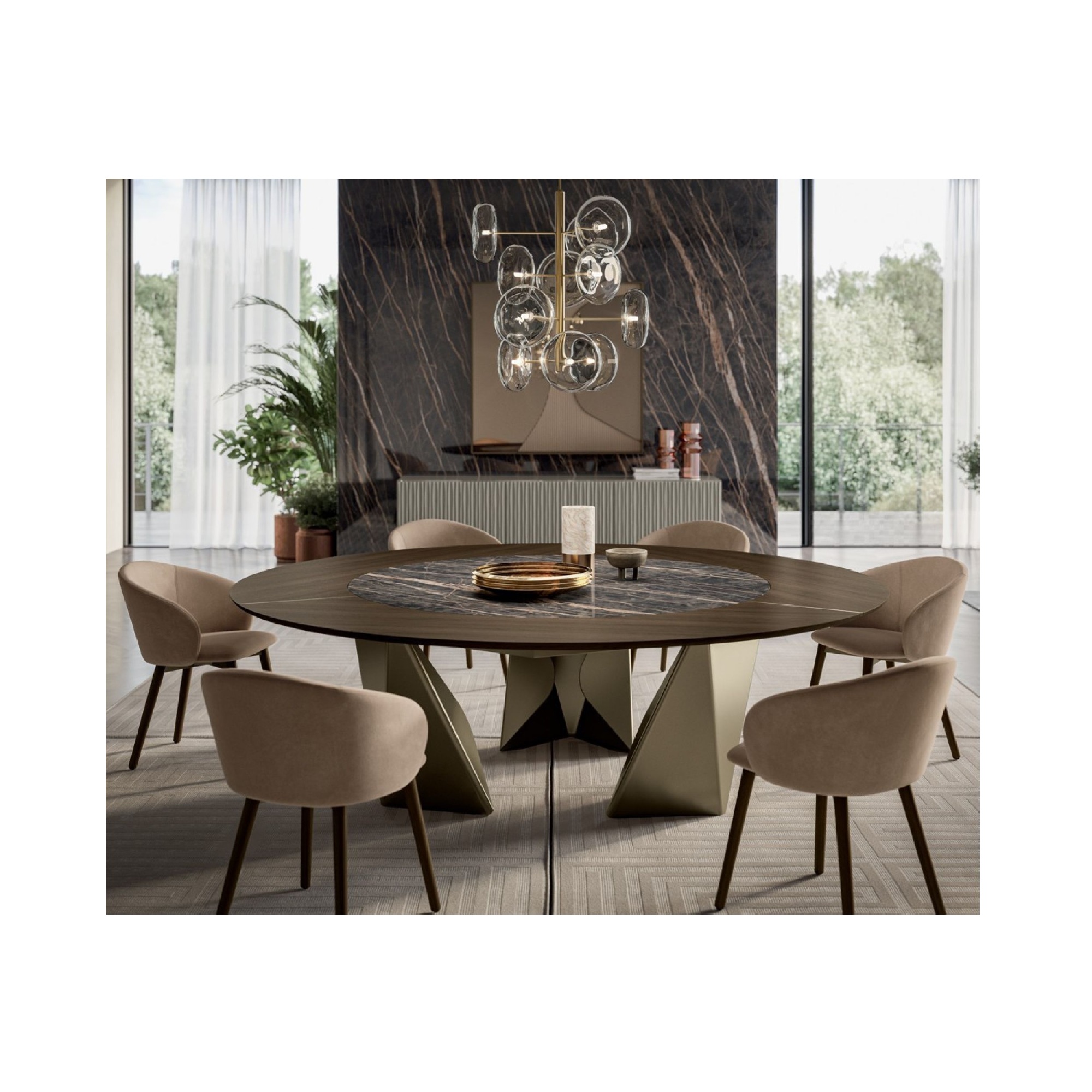 Table à dîner Kaleido anneau – Image 3