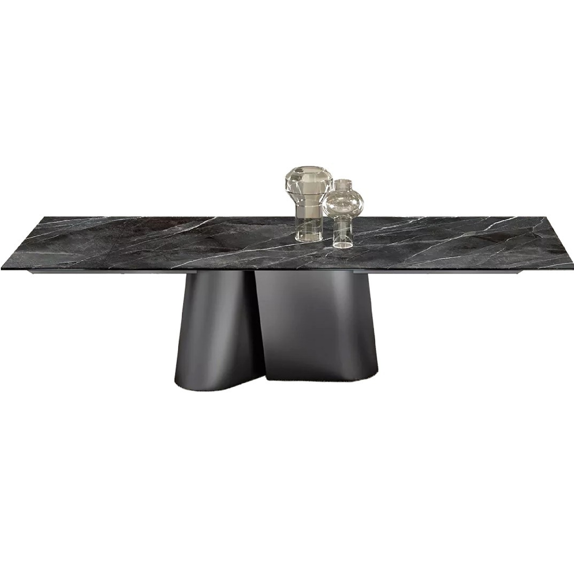 Table à dîner rectangulaire Kimono avec rallonges