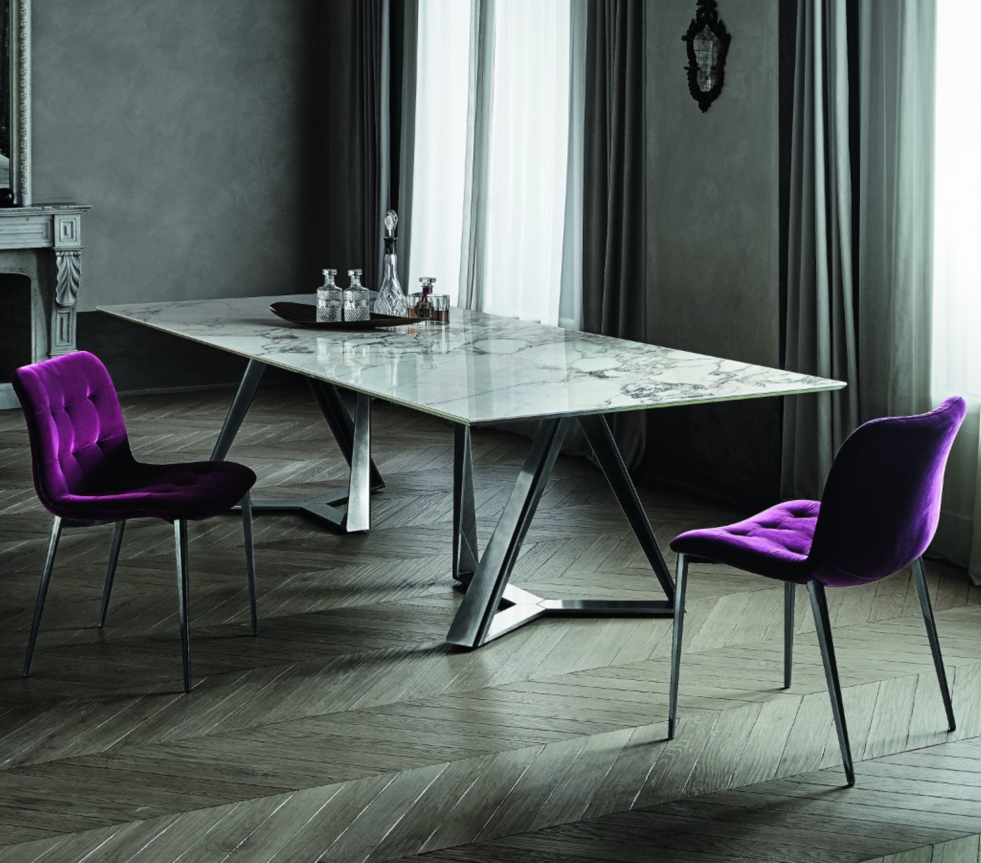 Table à dîner rectangulaire Millennium – Image 3