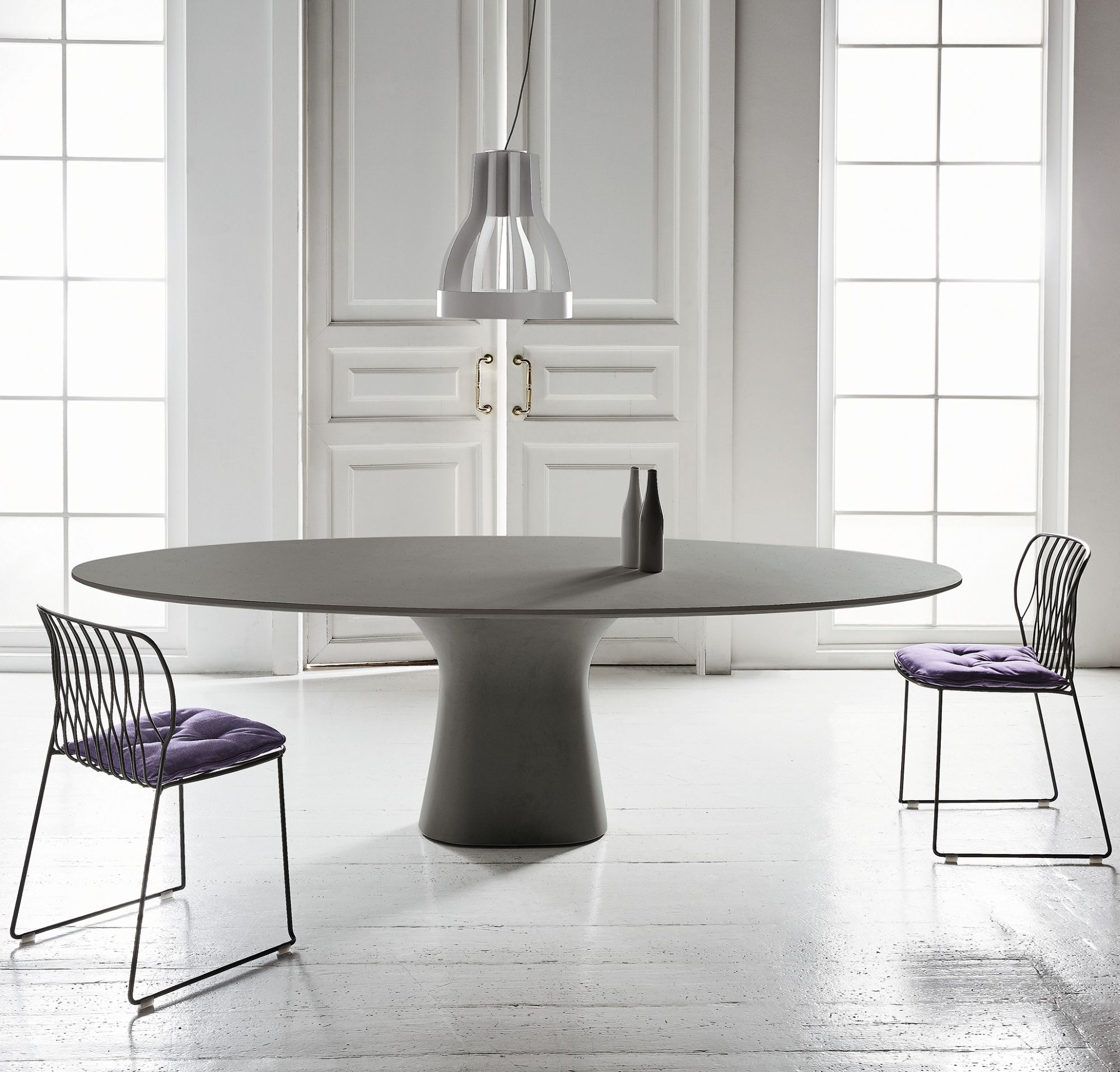 Table à dîner elliptique Podium – Image 2