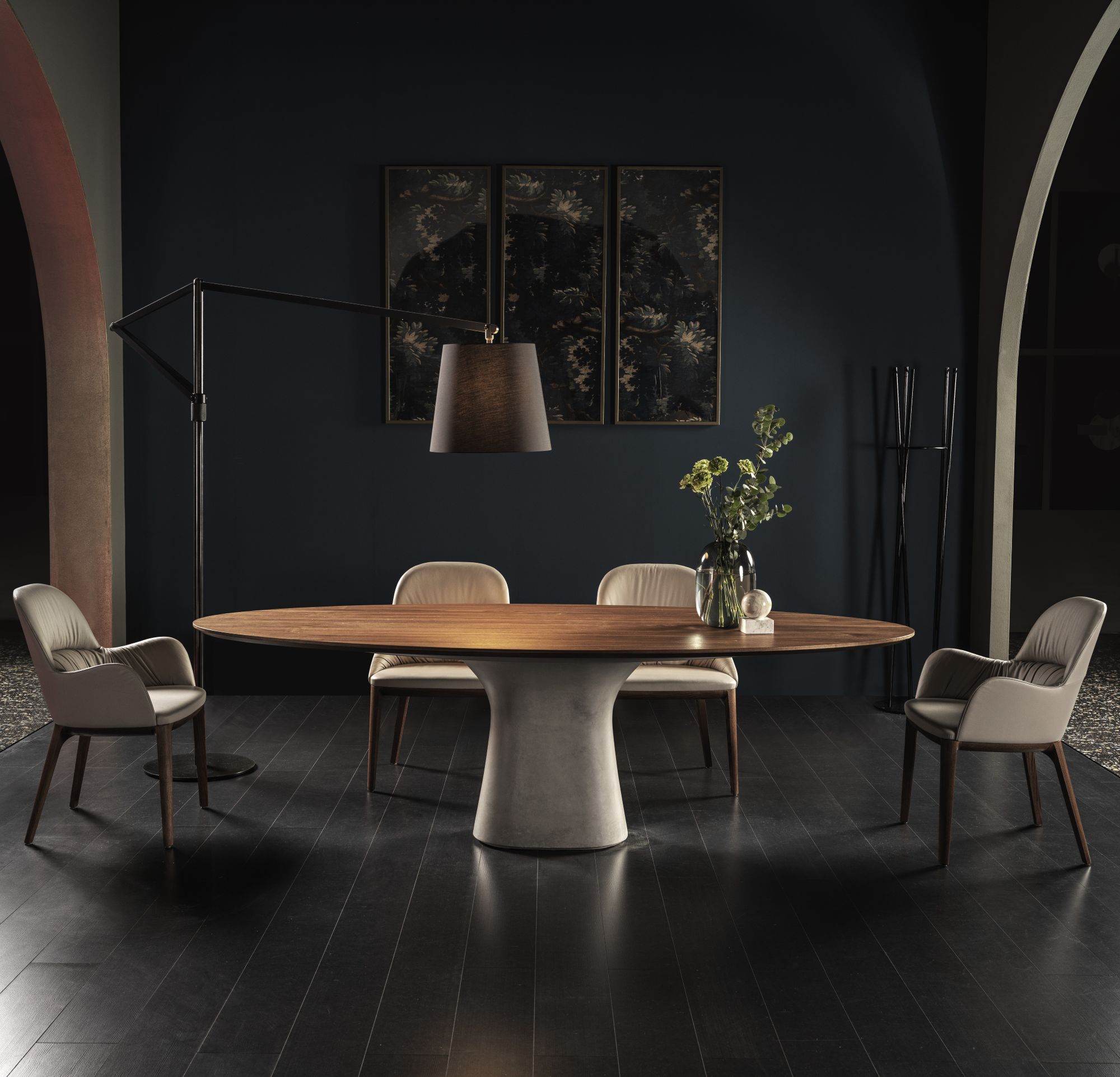 Table à dîner elliptique Podium – Image 3